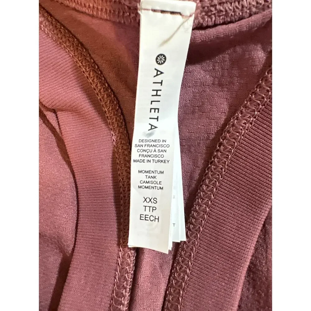 Athleta Momentum Seamless Tank XXS | Workout Yoga Running Activewear Top NWT - Picture 5 of 7